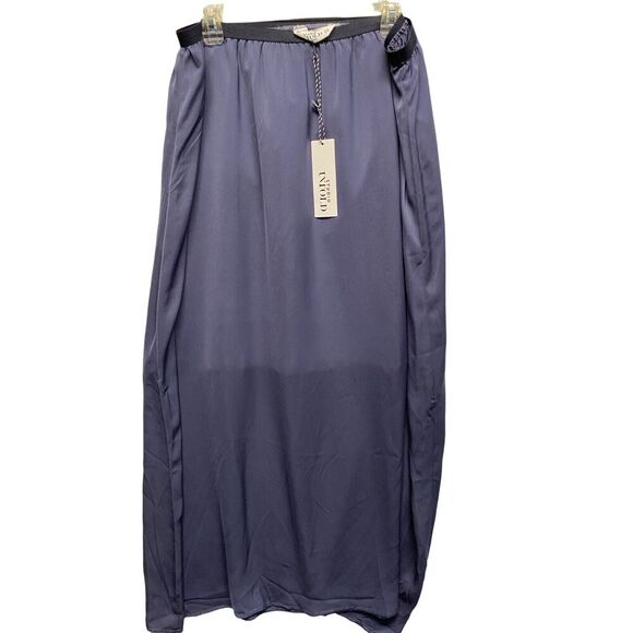 Studio Untold NWT Maxi Blue Skirt Size 16 MOTB Cocktail Coquette - Picture 1 of 4